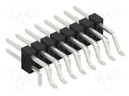Connector: pin strips; pin header; male; PIN: 16; 2.54mm; SMT,THT