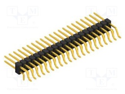 Connector: pin strips; pin header; male; PIN: 42; 2.54mm; SMT,THT