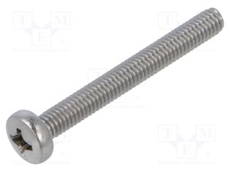 Screw; M4x35; Head: cheese head; Phillips; stainless steel