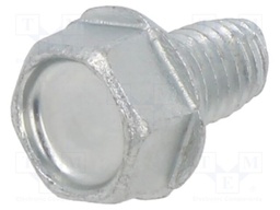 Screw; 5x8; Head: hexagonal; none; steel; zinc; BN: 3326; DIN: 7500D