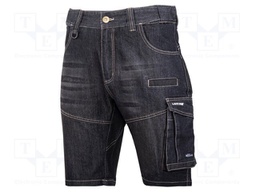 Protective shorts; Size: XXXL; black; slim-fit; 340g/m2