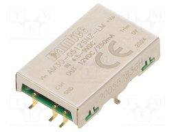 Converter: DC/DC; 3W; Uin: 4.5÷9V; 12VDC; Iout: 250mA; SMD; 3.5g