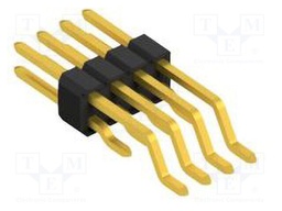 Connector: pin strips; pin header; male; PIN: 8; 1.27mm; SMT; 2x4