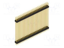 Connector: pin strips; pin header; male; PIN: 50; 2.54mm; THT; 2x25