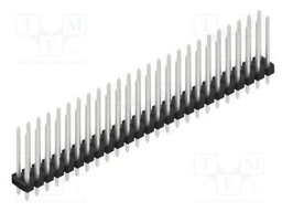 Connector: pin strips; pin header; male; PIN: 50; 2.54mm; THT; 2x25