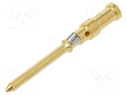 Contact; male; 0.5mm2; 20AWG; gold-plated; crimped; bulk; for cable