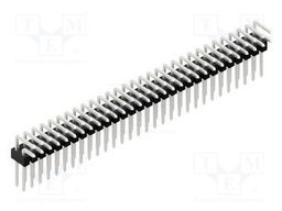 Connector: pin strips; pin header; male; PIN: 60; 2.54mm; THT; 2x30