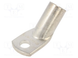Tip: ring tube; M12; 185mm2; crimped; for cable; angled 45°; tinned