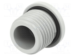 Stopper; polyamide; light grey; IP68; Entrelec; Gland: PG7; 10mm