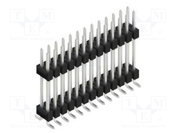 Connector: pin strips; pin header; male; PIN: 26; 2.54mm; SMT; 2x13