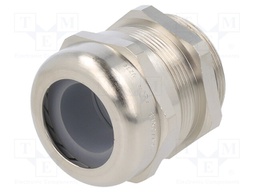 Cable gland; M63; IP68; Mat: brass; Body plating: nickel