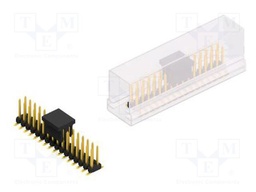 Connector: pin strips; pin header; male; PIN: 32; 2mm; SMT; 2x16