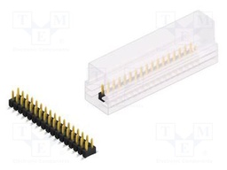 Connector: pin strips; pin header; male; PIN: 34; 2.54mm; SMT; 2x17
