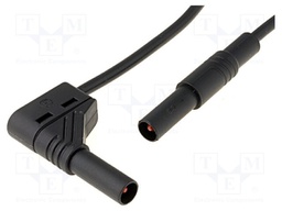 Test lead; PVC; 1m; black; 32A; 1kV; Cond.cross sec: 2.5mm2