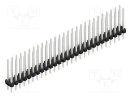 Connector: pin strips; pin header; male; PIN: 54; 2mm; THT; 2x27
