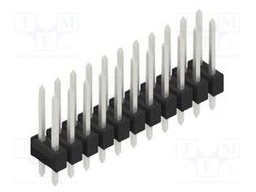 Connector: pin strips; pin header; male; PIN: 22; 2.54mm; THT; 2x11