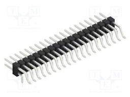 Connector: pin strips; pin header; male; PIN: 40; 2.54mm; SMT,THT