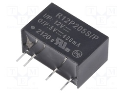 Converter: DC/DC; 2W; Uin: 10.8÷13.2V; Uout: 5VDC; Iout: 400mA; SIP7