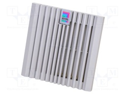 Fan: DC; fan tray; 24VDC; 110m3/h; 51dBA; IP54; 204x204x105mm; white