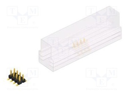 Connector: pin strips; pin header; male; PIN: 8; 2.54mm; SMT; 2x4
