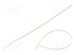 Cable tie; multi use; L: 400mm; W: 7.2mm; polyamide; natural; 50pcs.