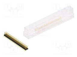 Connector: pin strips; pin header; male; PIN: 42; 2.54mm; SMT; 2x21