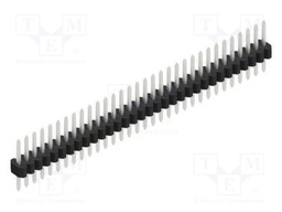 Connector: pin strips; pin header; male; PIN: 32; 1.27mm; THT; 1x32