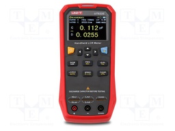 LCR meter; LCD 2,8"; 5 digits; R range: 0÷9.9999MΩ; 0÷99.999mF