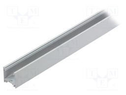 Profiles for LED modules; surface; white; L: 1m; aluminium