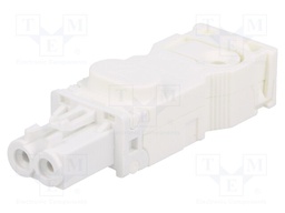 Female plug; 025; female; white