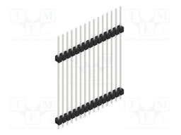 Connector: pin strips; pin header; male; PIN: 15; 2.54mm; THT; 1x15
