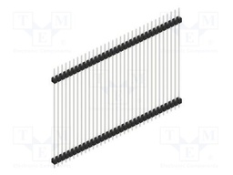Connector: pin strips; pin header; male; PIN: 33; 2.54mm; THT; 1x33