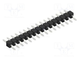Connector: pin strips; pin header; male; PIN: 16; 2.54mm; SMT; 1x16