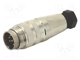 Connector: M16; male; for cable; IP65,IP67; plug; 300V; PIN: 6; 4÷6mm