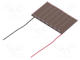 Photovoltaic cell; indoor; 41.6x26.3x1.1mm; 3.1g; 49.8uW; 16.6uA