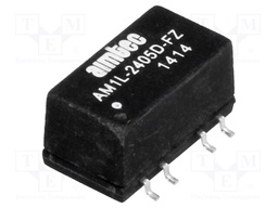 Converter: DC/DC; 1W; Uin: 21.6÷26.4V; Uout: 5VDC; Uout2: -5VDC; SMD