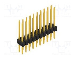 Connector: pin strips; pin header; male; PIN: 20; 2.54mm; THT; 2x10