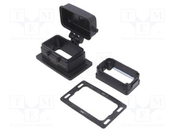 Enclosure: for rectangular connectors; Han Eco B; size 10B; IP66