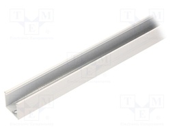 Profiles for LED modules; surface; white; L: 2m; aluminium