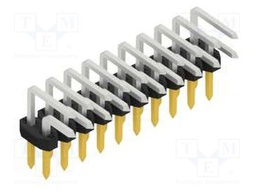 Connector: pin strips; pin header; male; PIN: 20; 2mm; THT; 2x10