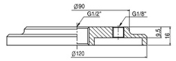 Suction cup mounting; G 1/2"; VB150,VF150