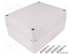 Enclosure: multipurpose; X: 220mm; Y: 270mm; Z: 126mm; INDUSTRIAL