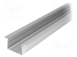 Profiles for LED modules; recessed; natural; L: 2m; aluminium