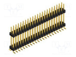 Connector: pin strips; pin header; male; PIN: 44; 2.54mm; SMT; 2x22
