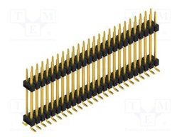 Connector: pin strips; pin header; male; PIN: 50; 2.54mm; SMT; 2x25