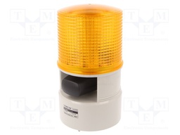 Signaller: lighting-sound; 24VDC; Colour: amber; IP54; -30÷50°C