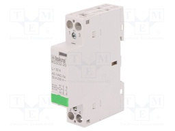 Contactor: 2-pole installation; NO x2; 24VAC; 24VDC; 32A; DIN; IKD