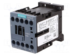 Contactor: 3-pole; NO x3; Auxiliary contacts: NC; 24VDC; 17A; 3RT20