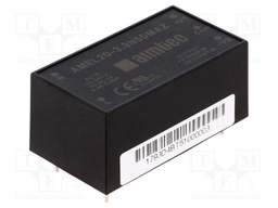 Converter: AC/DC; 14.8W; Uout: -3.3VDC; Iout: 0.7A; 76%; Series: AMEL