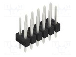 Connector: pin strips; pin header; male; PIN: 12; 2.54mm; THT; 2x6